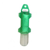 어군탐지기 어탐기 미니 수중 물고기 어트랙션 램프 깜박이 LED 광섬유 라이트 배터리 작동 오징어 야외, 04 green