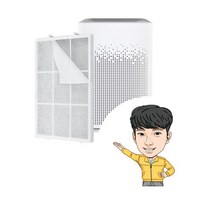 위닉스 제로S 공기청정기 플러스 케어필터 CAF-X1 1BOX 4매, AZSE430-JWK