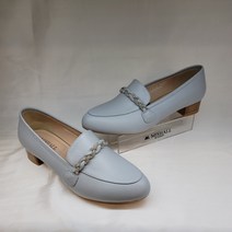 탠디 여성 3cm L그레이 댕기가죽보석장식 드레스 로퍼 TD123003C1100