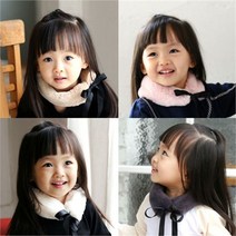 우주아이 끈 퍼 머플러 아동목도리 유아목도리