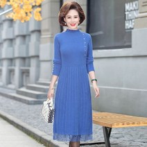 부모님 원피스 겨울 빅사이즈 선물 옷차림 상견례 엄마 생일 정장 a11 여자 60대 50대 가을 결혼기념일 옷