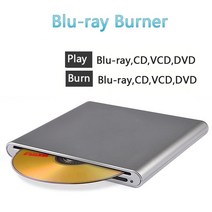 블루레이ODD 외장 리핑 4K 재생 플레이어 외부 3D 블루 레이 버너 DVD 작가 드라이브 USB 3.0 플레이어 CD, 03 Bluray burner