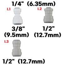 ((변환피팅))물도사 정수기 부품 밸브 어댑터 변환 나사- L형 I형 T형피팅, I형.1(6mm.10mm)