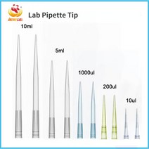 실험실 플라스틱 피펫 팁 10ul 200ul 1000ul 5ml 10ml 일회용 마이크로 투명 오토클레이브 가능한 의료 용품, 200ul 1000 bag