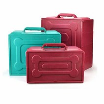 [KT알파쇼핑]배달통 플라스틱 중국집 배달 가방 음식 배달통 4단, 4단 녹색, 4단 녹색