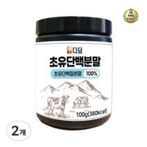 라이브잇 다담 웰푸드 초유단백 분말 100%, 100g, 16개