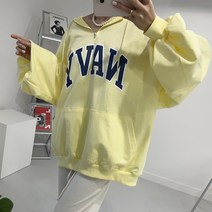 어반조이 네이비 반집업 아노락 후드 맨투맨