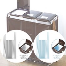 센스큐 이지핏 리치 리필비닐 분리수거함 교체형 비닐위생백 쓰레기봉투, 이지핏 리치 리필비닐(항균) 100매, 1개