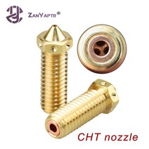 클론 CHT 볼케이노 노즐 0.4mm 황동 엔더 3 1.75mm 3D 프린터 부품 용 하이 플로우 눈 프린트 헤드 6 개, 01 0.4mm x 6pcs