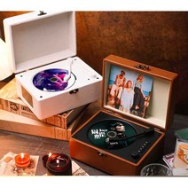 휴대용 cd플레이어 복고풍 무선 블루투스 레트로, 벽걸이형(플러그인형)+블루투스+전원코드