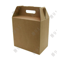 봄91 종이손잡이 다용도 골판지 핸들박스 25호 25 x 15 x 25 cm, 45개