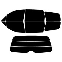 로톰 트라제 측후면 썬팅필름 DIY 셀프 열차단 썬팅지, RTF-1S 15 (중간), 트라제 (99-07), 현대