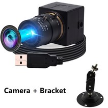 PC웹캠 가성비4K 카메라 30fps 울트라 HD 미니 비디오 USB IMX415 수동 줌 가변 초점 렌즈 웹캠 라이브 스, 04 5-50mm lens