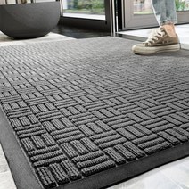 현관매트 90x150cm 학교 병원 카페 매장 관공소 은행 신발장 발매트 L사이즈, 그레이 L