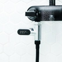 샤워기온도계 온수 디지털 새로운 360 도 LED 디스플레이 물 샤워 자체 생성 전기 수온 모니터 에너지, 02 02