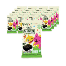 광천김 핑크퐁 유기원초 키즈 조미김 2g, 김, 10개