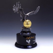 A7173 _ 크리스탈 금속 주석 청동 독수리 이글 알바트로스 트로피 기념패 상패 골프 이글패 eagle albatross, 브론즈