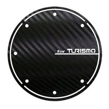 코란도 투리스모 카본 주유구스티커 몰딩 커버 오일, 유광블루카본