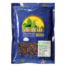 소백산영농조합 유기농 찰흑미 500g (2022년산)