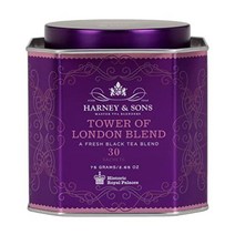 Harney & Sons 하니앤손스 타워 오브 런던 블렌드 블랙 티 30티백 틴케이스 히스토릭 로열 펠리스 컬렉션 김하늘 차 선물, 1개