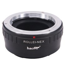 Haoge-수동 렌즈 마운트 어댑터 Rollei 35 SL35 QBM 용 퀵 베이요넷 렌즈-소니 호환 E NEX 카메라용, 한개옵션0, 1개