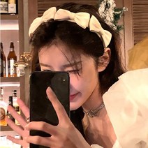 아르띠콜로 왕 리본 머리띠 여자 여성 리본 헤어밴드