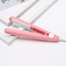 스트레이트기 캐릭터 미니 스트레이트핀 롤업 투웨이 롤업 스틱 오토매틱 스트레이트핀, [콘클립] 핑크 웨이브, 하나
