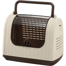 리첼 이동장 라탄 캐리어 강아지 켄넬, Richell Rattan Carrier
