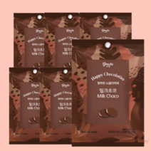 만드는초코렛 밀크초코 100g 6개 행복한쇼콜라띠에