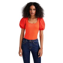 Desigual 여성용 바디 주황색. Medium
