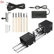 밀링 선반 기계 미국/EU 플매트 카펫 러그 미니 머신 비즈 DIY 목공 조각 커터 연삭 연마 드릴 블랙, 01 European regulations