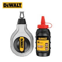 디월트 목수 분말먹통 키트 30m 세트 청색 파란 먹줄 초크 마킹작업 분가루, 1개