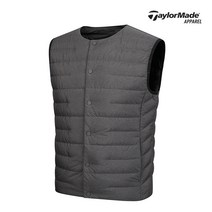 [테일러메이드] 남성 솔리드 경량 패딩베스트 TMDVK4702-193