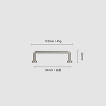 앤티크 바 당김 청동 캐비닛 12.6 인치 (320mm) 주방 문 손잡이 서랍 손잡이 가구 긴 캐비닛 손잡이, 12 Nickel-96mm_01 1pc