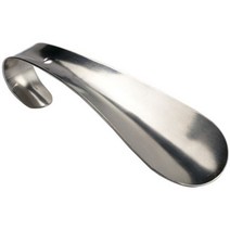 자석구두주걱 1pcs 스푼 구두 주걱 전문 14.5cm 스테인레스 스틸 금속 신발 리프터 도구, 한개옵션1, 01 은