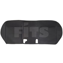 FITS 투싼IX 승용/승합 택시차량 뒷좌석 풀커버 방석 시트커버, 블랙