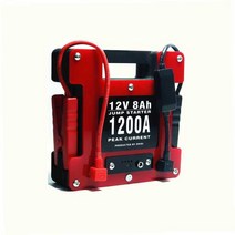 인산철 주행 충전기 캠핑 점프스타터 카라반 파워뱅크, 12V 가솔린 및 디젤 듀얼 스타트 1800A