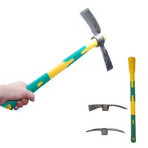 우레탄 중형 곡괭이 자루 머리 헤드 조경 반평 넓적 곡갱이, 중형 우레탄 자루