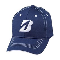 브리지스톤 골프모자 화이트스티치 네이비 CPG313, Free Size