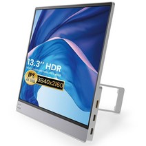 4k모니터 32인치 27인치 휴대용 24인치 포터블 와이드 스마트 21인치 서브 4k, 1080p 블랙