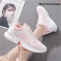 Mylittle Orange 여성 가벼운 키높이 운동화 캐주얼 러닝 슈즈
