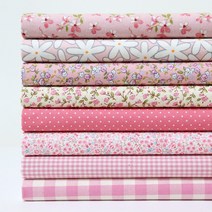 슈슈룸 꽃 체크 패키지 천 패브릭 원단 8종 세트 SH-309