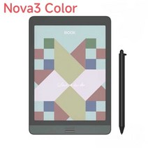 이북리더기 전자책 BOOX Nova3 컬러 오닉스 북 78 인치 안드로이드 10 3GB 32G 전자 잉크 태블릿 1872x1404 OTG C타입 책 리더 노트패드 최신 모델, 없음, 1.만 전자 책 리더 - Black