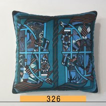 명품 럭셔리 H로고 쿠션 45cm 슈발도리앙 고급 미용실 거실 안방 호텔 북유럽 인테리어 쇼파 말 쿠션, AZ