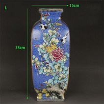 중국 청나라 qianlong 에나멜 광장 세라믹 장식 홈 클래식 오래된 골동품 bogu 프레임 골동품 도자기 장식품, 스타일11