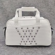 1박2일여행가방 보스턴백 캐리어 결합백 2박3일 골프 남성 및 여성, 하얀