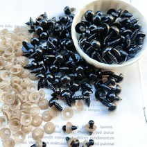 장난감 아이용 블랙 플라스틱 봉제 안전 눈 아미구루미 DIY 공예 재미있는 동물 인형 액세서리 5-14mm 5, 06 10mm_01 100pcs