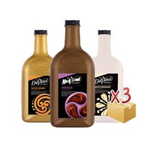 다빈치 소스 2.6kg 1박스 3개 초코 카라멜 화이트, 다빈치 초코소스 1박스 3개, qe다빈치 초코소스 1박스 3개RM