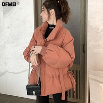 겨울 한국판 패딩 여 키 작은 빵옷 숏 패딩 학원풍 패딩