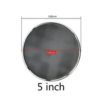 스피커 그릴 Ghxamp 2pcs 1 인치 2 인치 6.5 인치 메쉬 인클로저 자동차 라우드 보호 커버 트위터 그물 실버 스프레이 블랙, 5인치